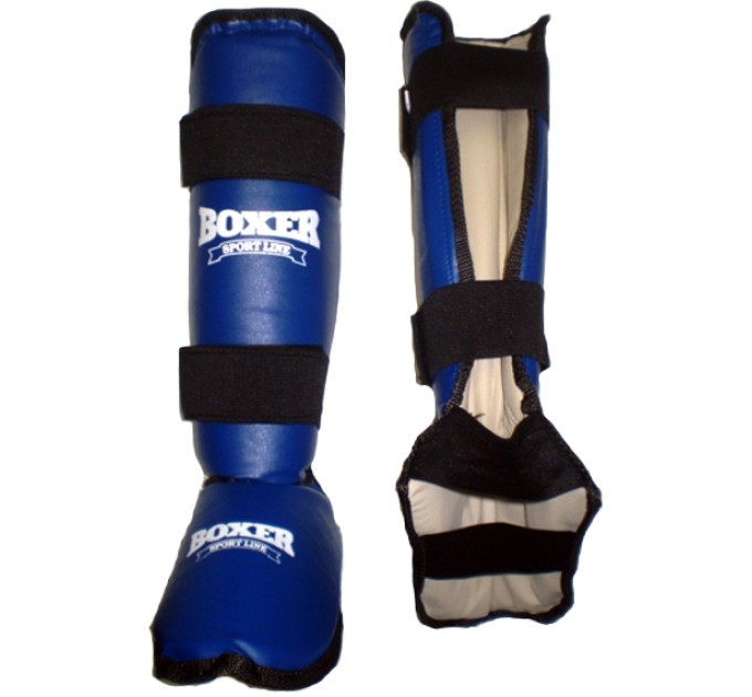 Захист гомілки та стопи із кожвінілу Boxer M (bx-0051)
