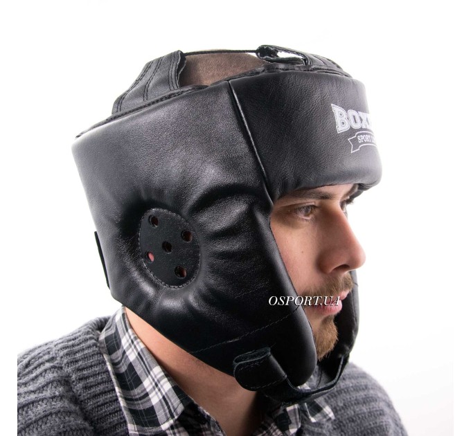 Шлем боксёрский кожаный Boxer L (bx-0067)