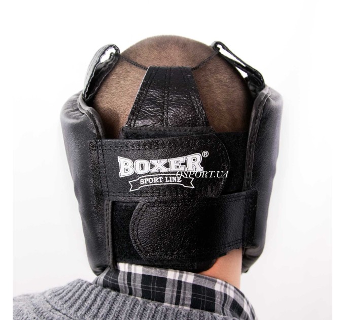 Шолом боксерський шкіряний Boxer L (bx-0067)