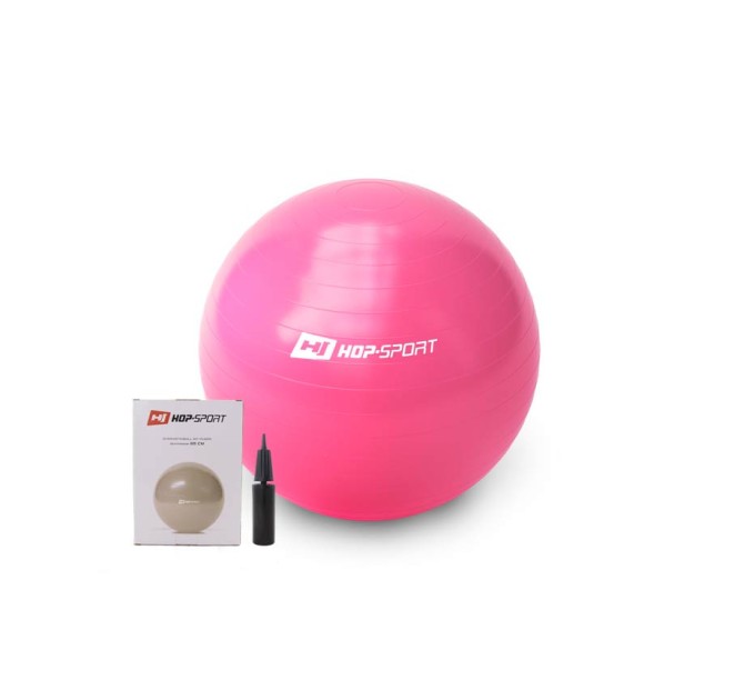 Мяч для фитнеса (фитбол) 65см с насосом Hop-Sport GYM BALL 65