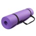 Коврик-Мат для йоги и фитнеса из вспененного каучука OSPORT Premium NBR 1,5см с ручкой (MS 2608-3)