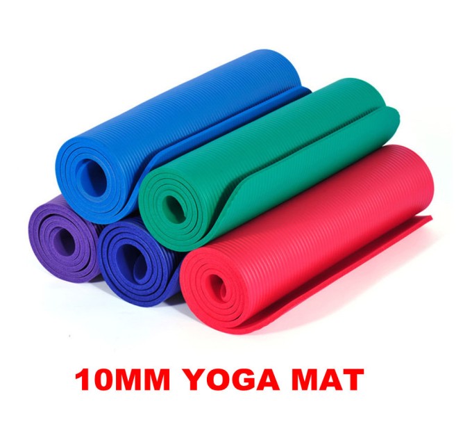 Коврик-Мат для йоги и фитнеса из вспененного каучука Hop-Sport 1 см (HS-4264)