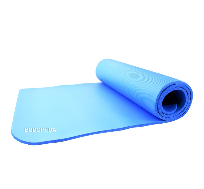 Килимок-Мат для йоги та фітнесу зі спіненого каучуку Hop-Sport 1 см (HS-4264)