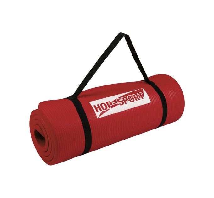 Коврик-Мат для йоги и фитнеса из вспененного каучука Hop-Sport 1 см (HS-4264)
