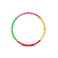 Обруч хулахуп массажный Hop-Sport 40 шариков (1007)