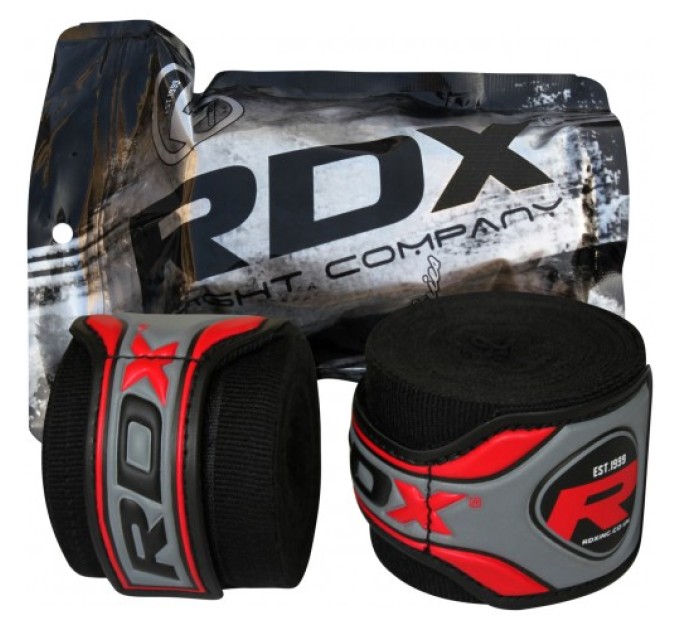 Бинти боксерські RDX Fibra Black 4.5m