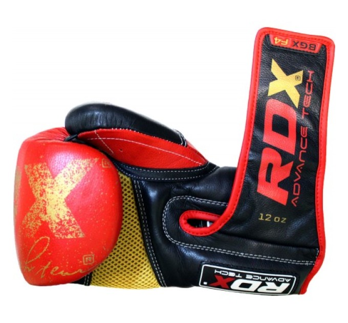 Боксерські рукавички RDX Ultra Gold Red