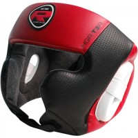 Боксерський шолом RDX Rex Leather Red Боксерський шолом RDX Rex Leather Red