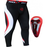Штаны компрессионные RDX с ракушкой Red