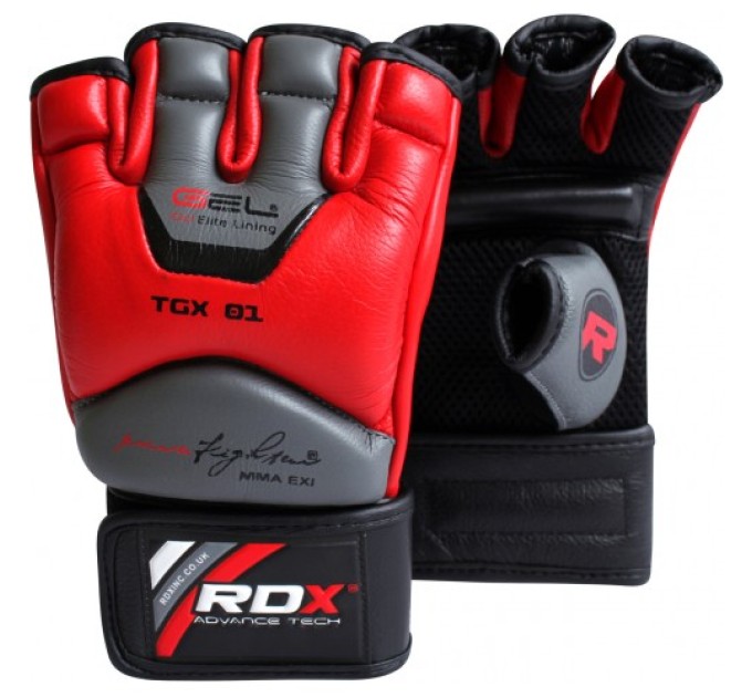 Снарядні рукавички, битки RDX Leather Red