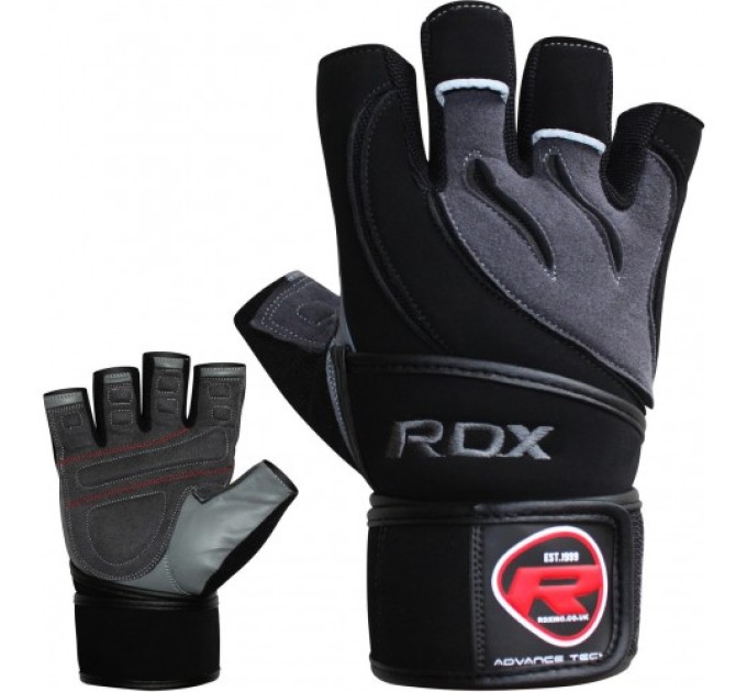 Рукавички для фітнесу RDX Pro Lift Black