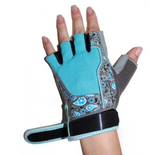Перчатки для фитнеса женские RDX Blue
