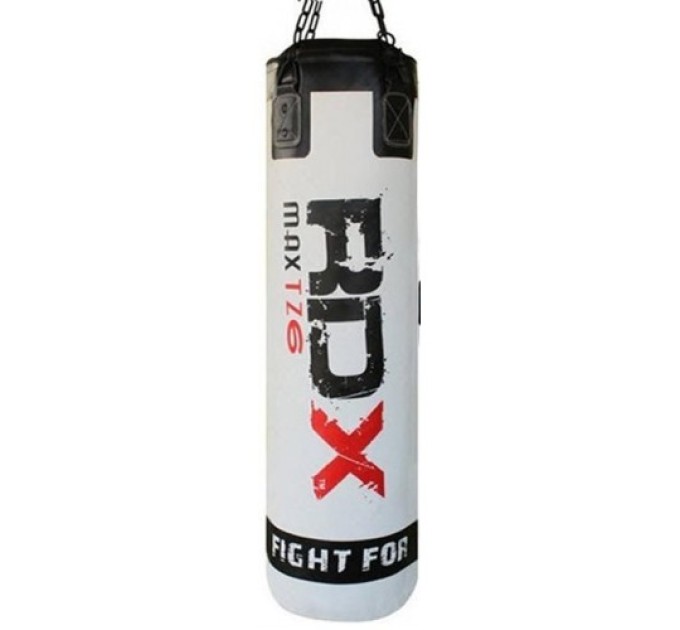Боксерский мешок RDX Leather White 1.2м, 40-50 кг