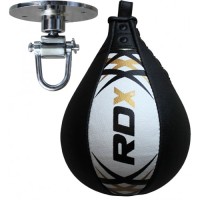 Пневмогруша боксерська RDX Leather White Pro Пневмогруша боксерська RDX Leather White Pro