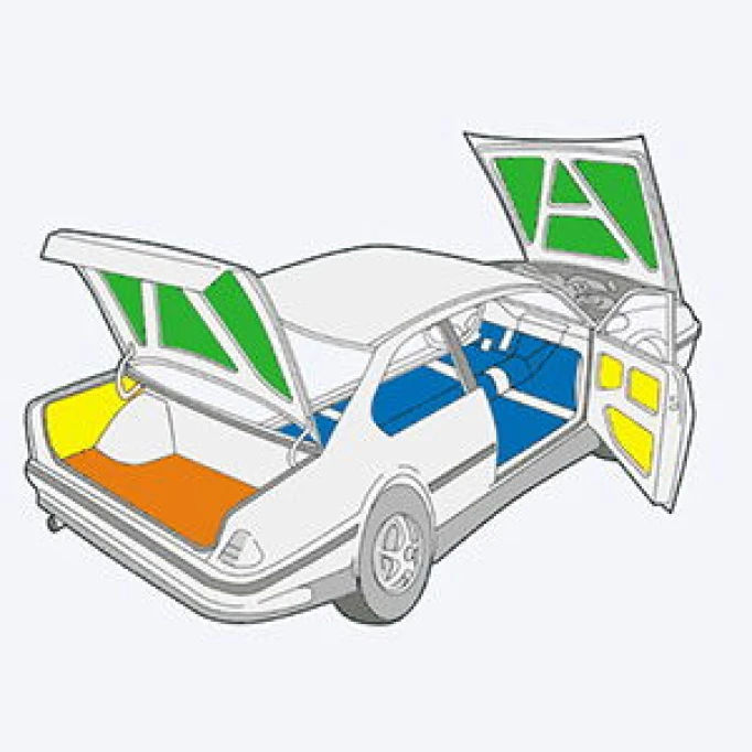 Розрахунок матеріалу для шумоізоляції автомобіля своїми руками.