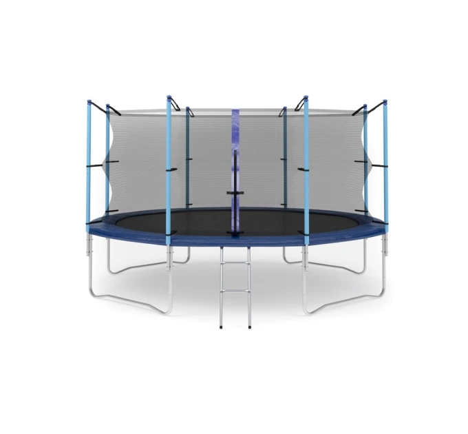Батут с лестницей Hop-Sport 14FT (427 см) с внутренней сеткой