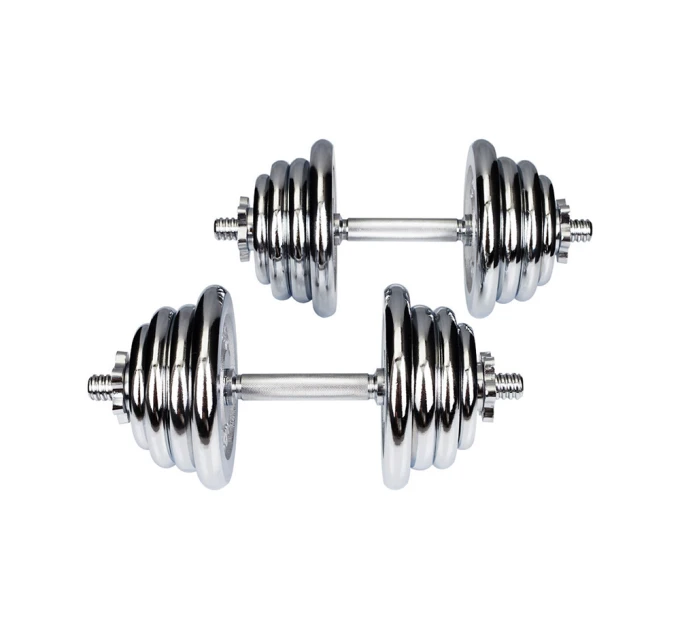 Гантели хромированные Hop-Sport 2х20 кг