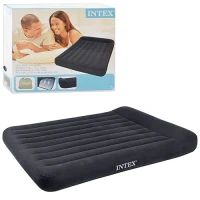 Надувной матрас-кровать для дома и природы (пляжный) с насосом 191х137см Intex (66768) Надувной матрас-кровать для дома и природы (пляжный) с насосом 191х137см Intex (66768)