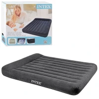 Надувной матрас-кровать для дома и природы (пляжный) с насосом 203х152см Intex (66769) Надувной матрас-кровать для дома и природы (пляжный) с насосом 203х152см Intex (66769)