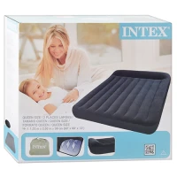 Надувной матрас-кровать для дома и природы (пляжный) с насосом 203х152см Intex (66769) Надувной матрас-кровать для дома и природы (пляжный) с насосом 203х152см Intex (66769)