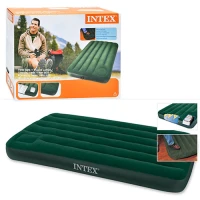 Надувной матрас-кровать для дома и природы (пляжный) с насосом 191х99см Intex (66927) Надувной матрас-кровать для дома и природы (пляжный) с насосом 191х99см Intex (66927)