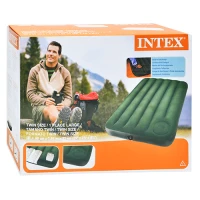 Надувной матрас-кровать для дома и природы (пляжный) с насосом 191х99см Intex (66927) Надувной матрас-кровать для дома и природы (пляжный) с насосом 191х99см Intex (66927)