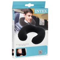 Надувная подушка (подголовник) для путешествий, шеи в самолет Intex (68675)