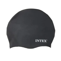 Силиконовая шапочка для плавания и бассейна универсальная Intex (55991)