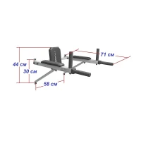 Настенные брусья PRO 2 в 1 LecoSport Ls3235