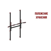 Настенный комплекс Турник и Брусья LecoSport СТАНДАРТ Ls32160, складной