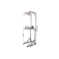Односторонняя стойка PRO (турник - брусья - пресс) LecoSport Ls3261