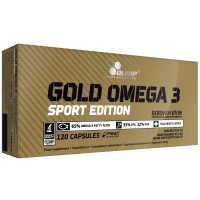 Рыбий жир Омега в капсулах (пищевая добавка) Gold Omega 3 Sport Edition 120 капсул Olimp Nutrition (01613-01)