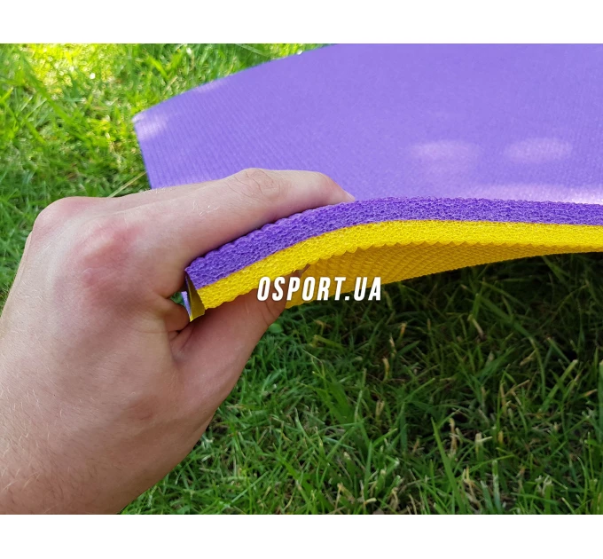 Килимок для йоги, фітнесу та спорту (каремат спортивний) OSPORT Спорт 16мм (FI-0038-1)