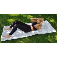 Коврик для йоги и фитнеса (йога мат) OSPORT Premium TPE+TC 183х61см толщина 6мм (MS 2138)