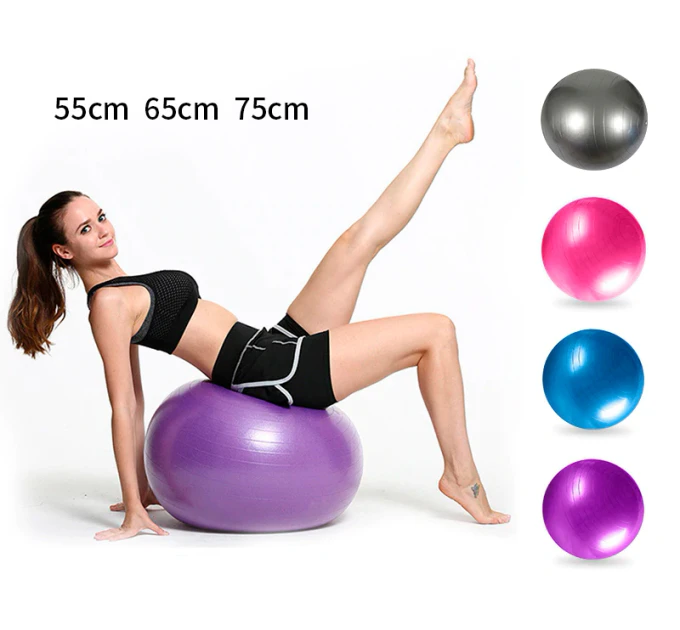 Фитбол (Мяч для фитнеса, гимнастический) глянец OSPORT 65 см (OF-0018)