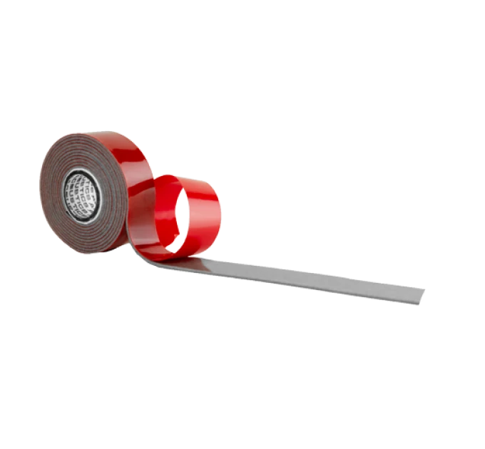 Скотч двухсторонний PE серый 0,8мм*12мм*1м ACOUSTICS CARFIX (10212)
