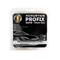 Скотч двосторонній PE чорний 1мм*12мм*5м блістер ACOUSTICS PROFIX (54112B) Скотч двосторонній PE чорний 1мм*12мм*5м блістер ACOUSTICS PROFIX (54112B)