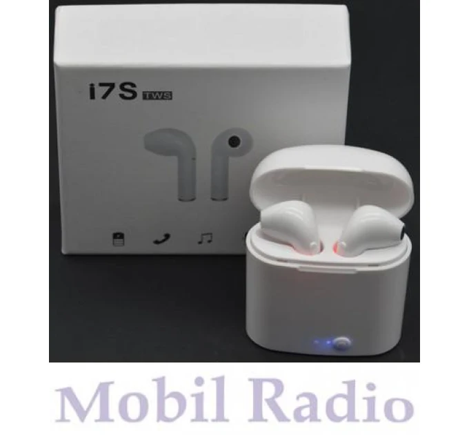 Беспроводные наушники I7S TWS с блоком для наушников (MK 2695)