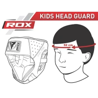 Боксерский шлем детский RDX Blue