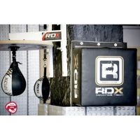 Пневмогруша боксерская RDX Leather без крепления White/Black