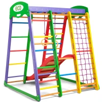 Дитячий спортивний комплекс 132х124х150см SportBaby (Акварелька Plus 1)