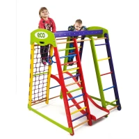 Дитячий спортивний комплекс 132х124х150см SportBaby (Акварелька Plus 1)