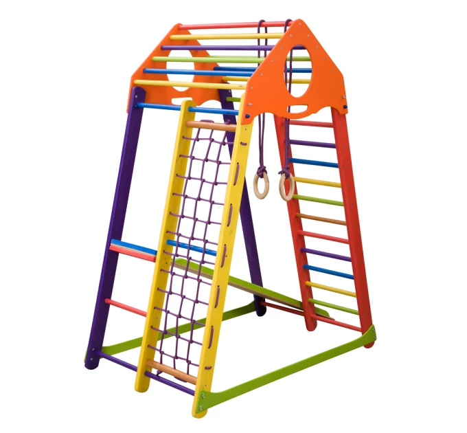 Дитячий спортивний комплекс 132х85х170см SportBaby (BambinoWood Color)