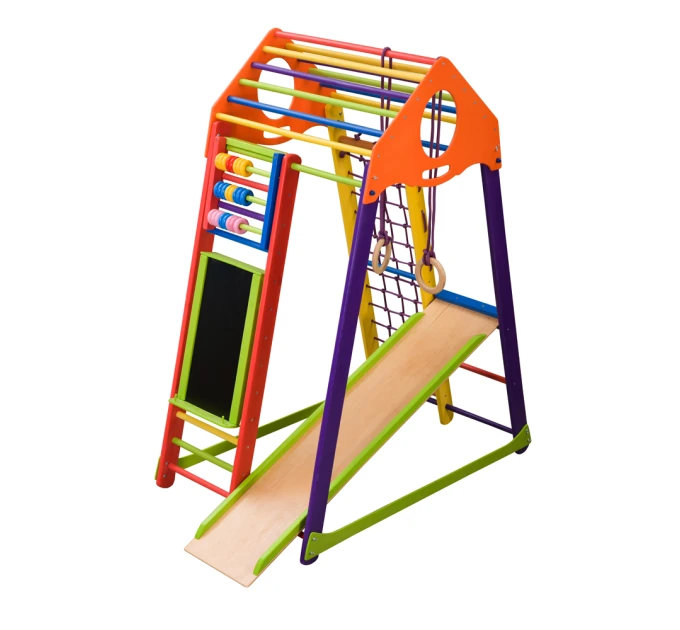 Детский спортивный комплекс 132х85х170см SportBaby (BambinoWood Color Plus)
