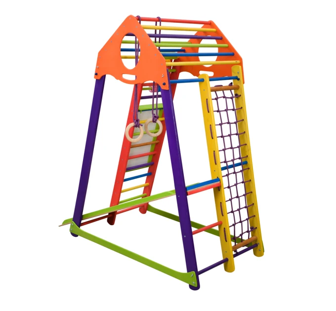 Детский спортивный комплекс 132х85х170см SportBaby (BambinoWood Color Plus)