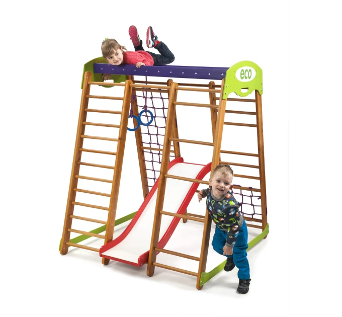 Дитячий спортивний комплекс 132х124х150см SportBaby (Карапуз Plus 1)
