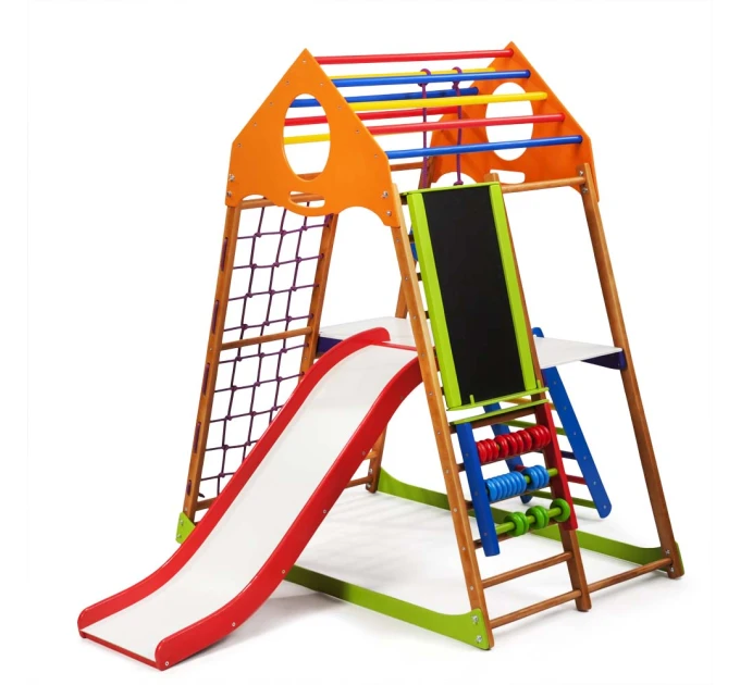 Детский спортивный комплекс 132х85х150см SportBaby (KindWood Plus 3)