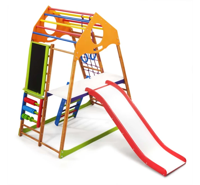 Детский спортивный комплекс 132х85х150см SportBaby (KindWood Plus 3)