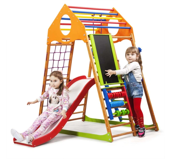 Детский спортивный комплекс 132х85х150см SportBaby (KindWood Plus 3)