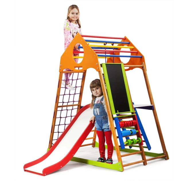 Детский спортивный комплекс 132х85х150см SportBaby (KindWood Plus 3)